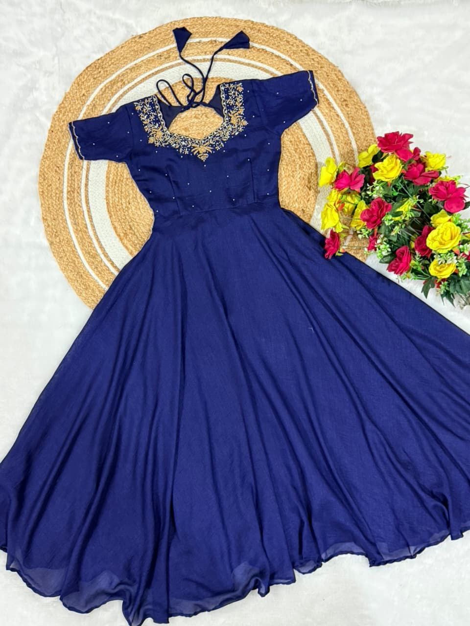 Anarkali Collection "Bhavani" - Bleu marine