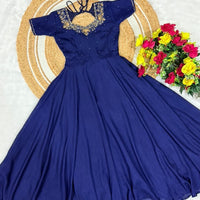 Anarkali Collection "Bhavani" - Bleu marine