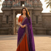 Anarkali Collection "Bhavani" - Terracotta