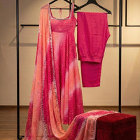 Anarkali Collection "Menaka" - Rose