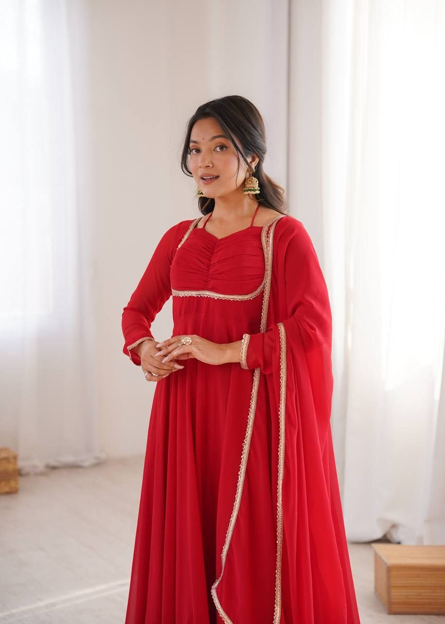 Anarkali Collection "Rajeely" - Rouge