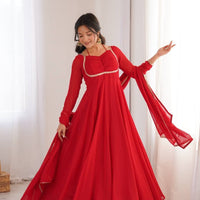 Anarkali Collection "Rajeely" - Rouge