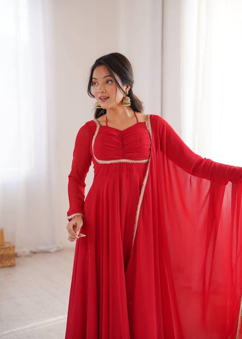 Anarkali Collection "Rajeely" - Rouge