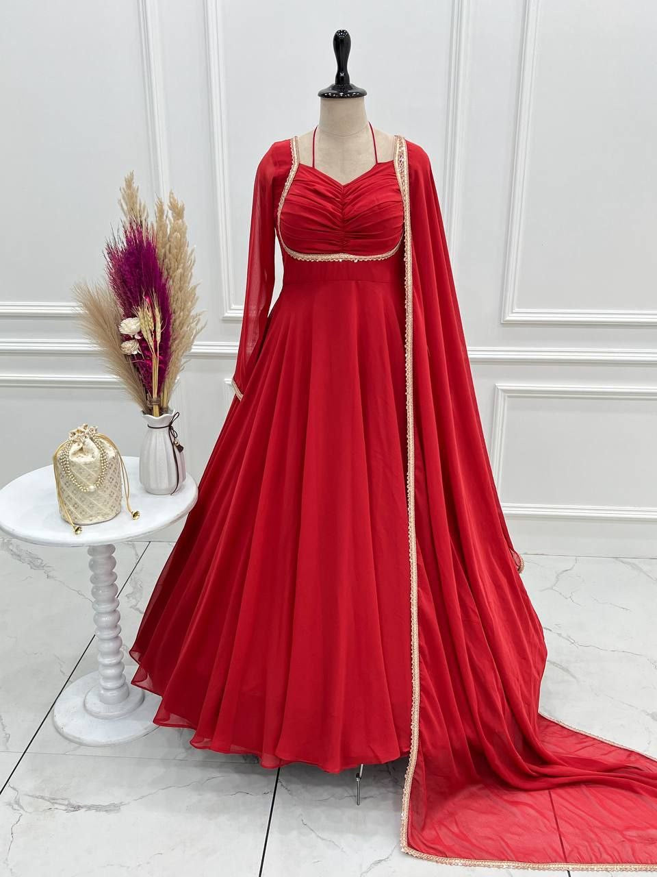 Anarkali Collection "Rajeely" - Rouge
