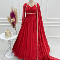 Anarkali Collection "Rajeely" - Rouge