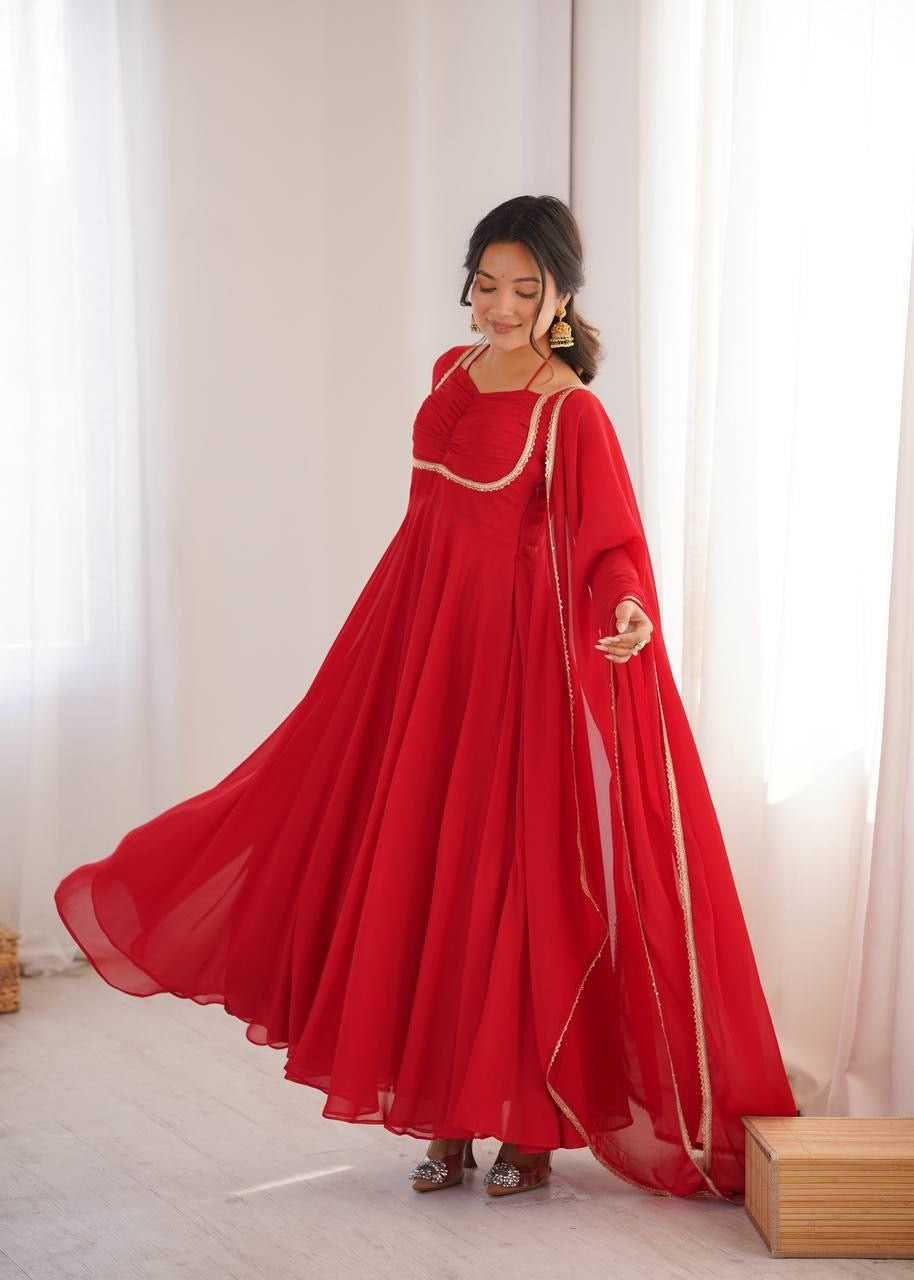 Anarkali Collection "Rajeely" - Rouge