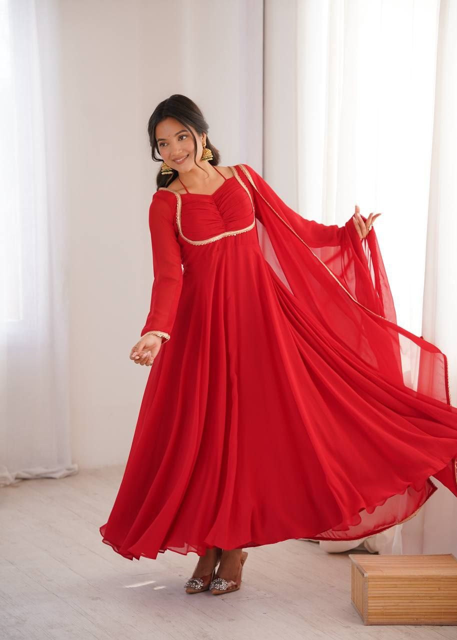 Anarkali Collection "Rajeely" - Rouge