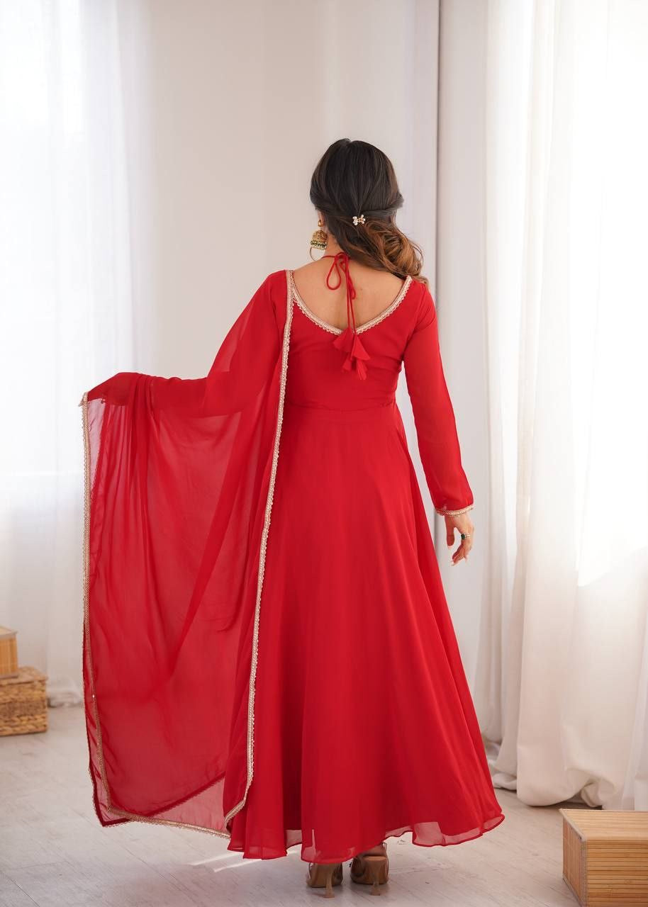 Anarkali Collection "Rajeely" - Rouge