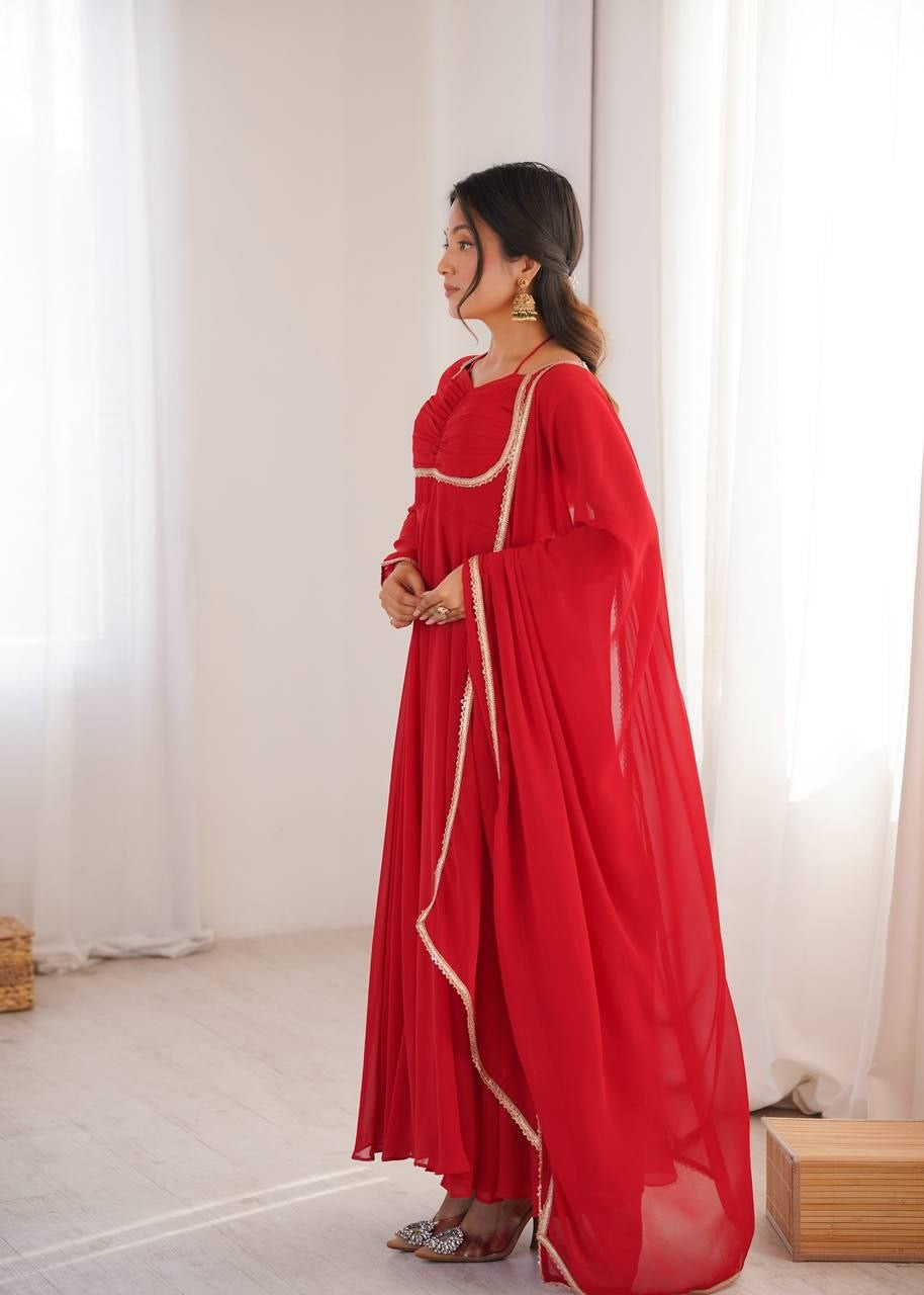 Anarkali Collection "Rajeely" - Rouge