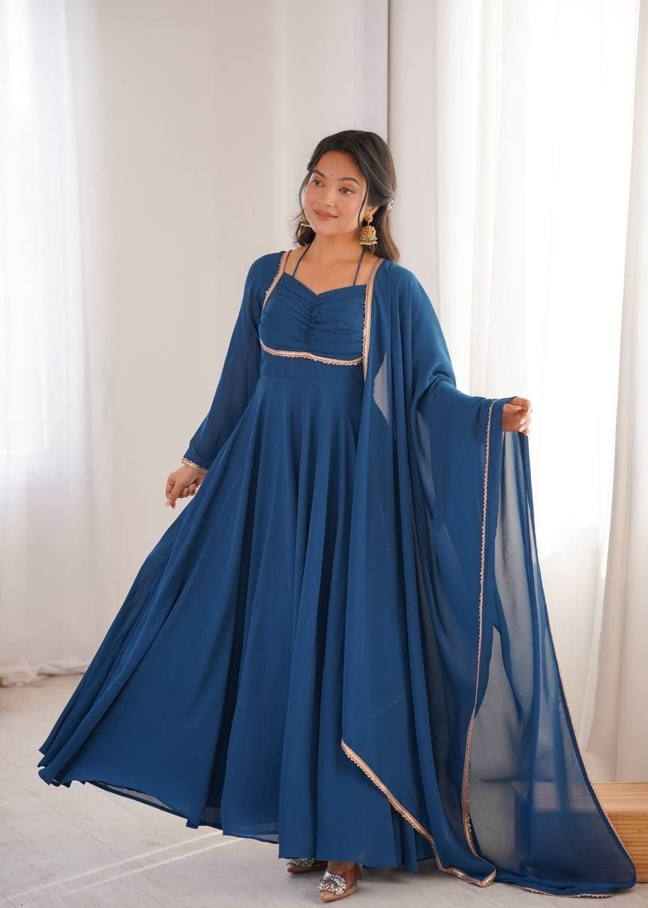 Anarkali Collection "Rajeely" - Bleu