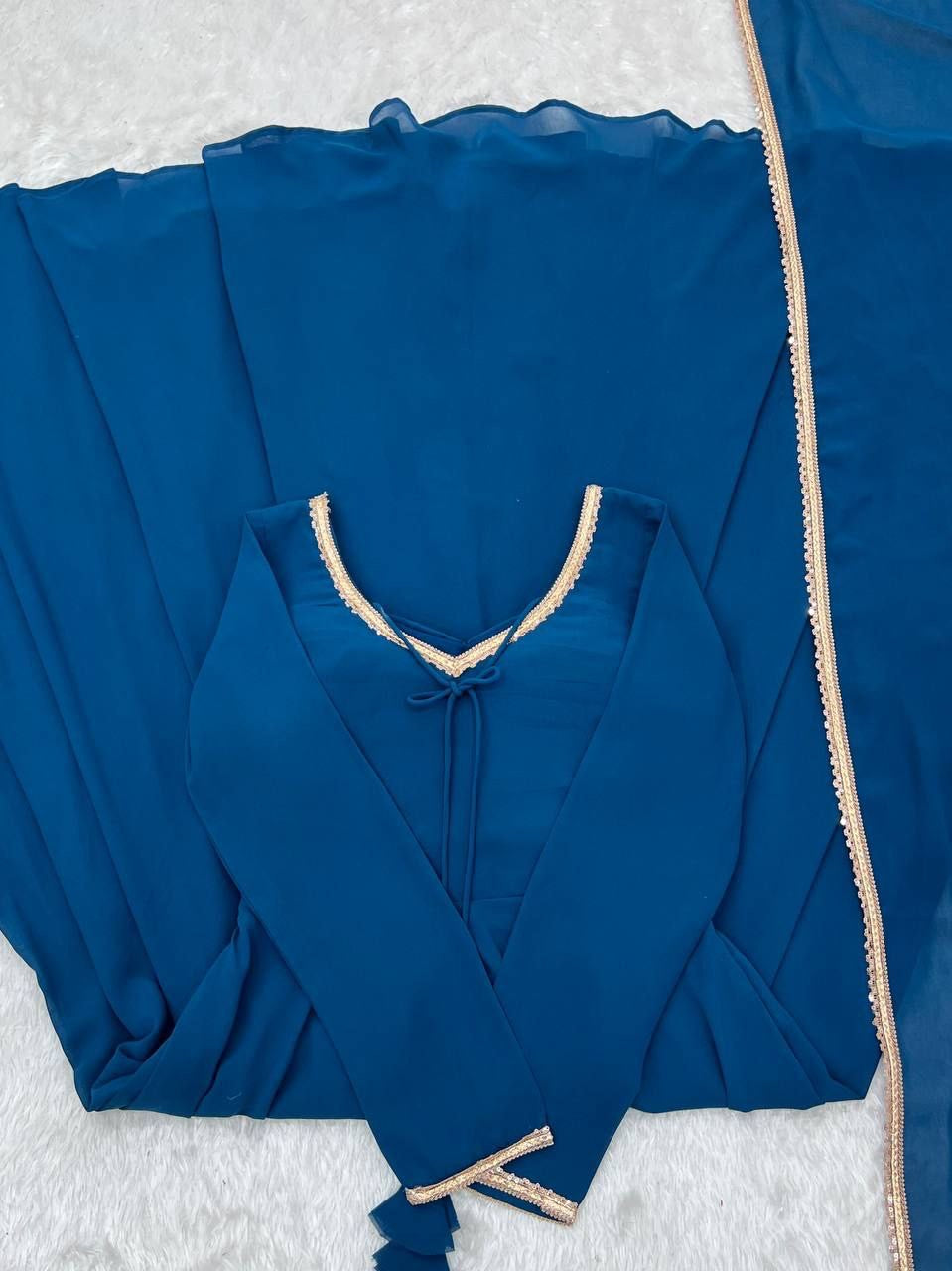 Anarkali Collection "Rajeely" - Bleu