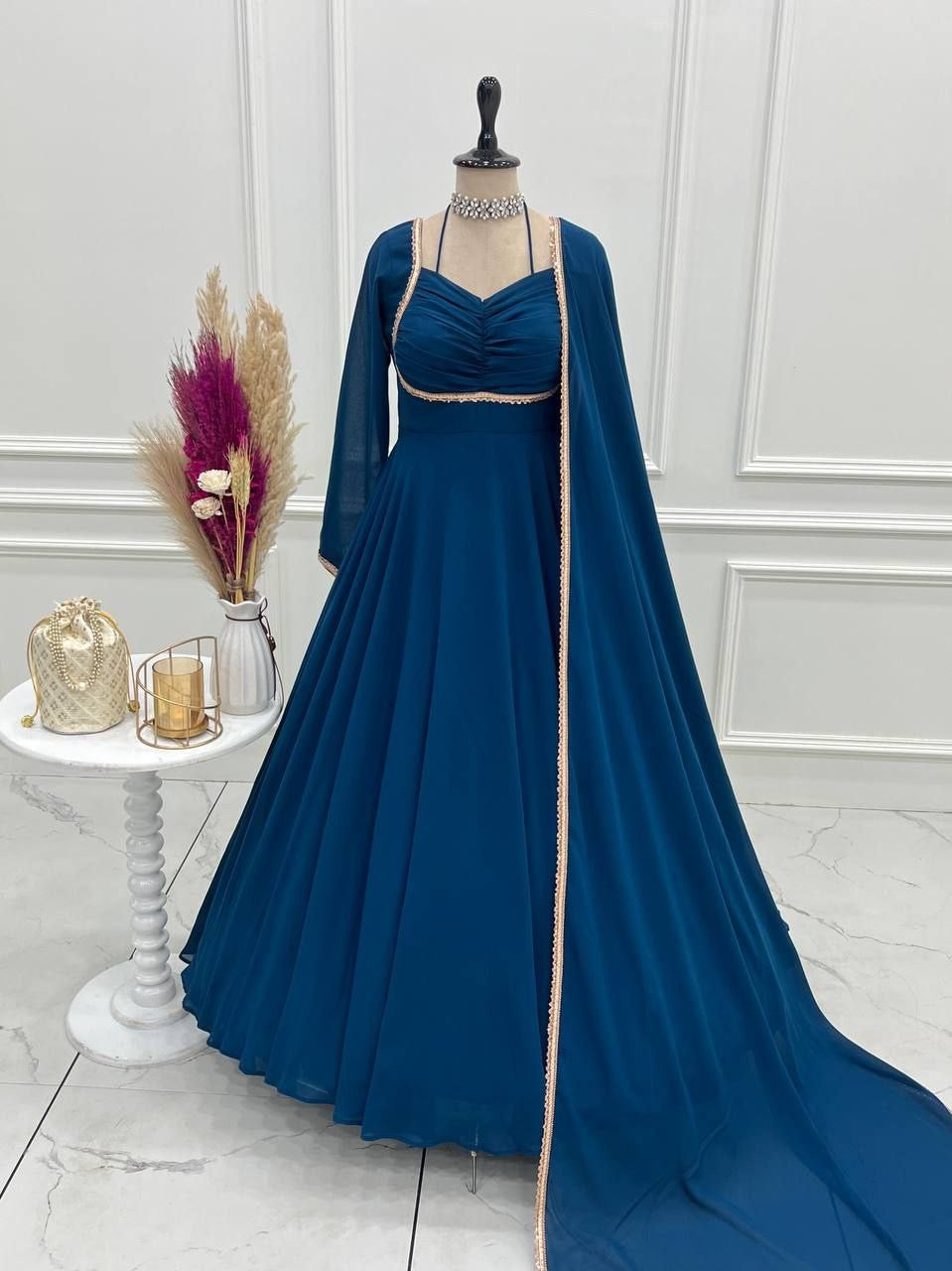 Anarkali Collection "Rajeely" - Bleu