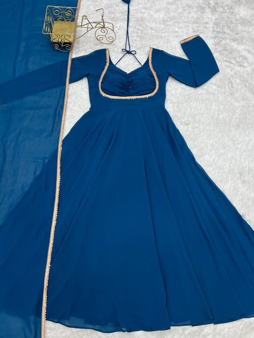Anarkali Collection "Rajeely" - Bleu
