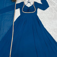 Anarkali Collection "Rajeely" - Bleu