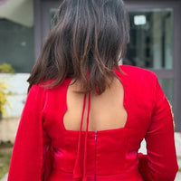 Anarkali Collection "Rangoli" - Rouge