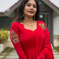Anarkali Collection "Rangoli" - Rouge