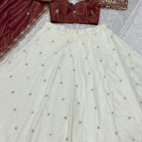 Lehenga collection "Pryanka" - Bordeaux