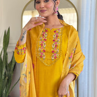 Punjabi Collection "Gwendali" - Jaune moutarde