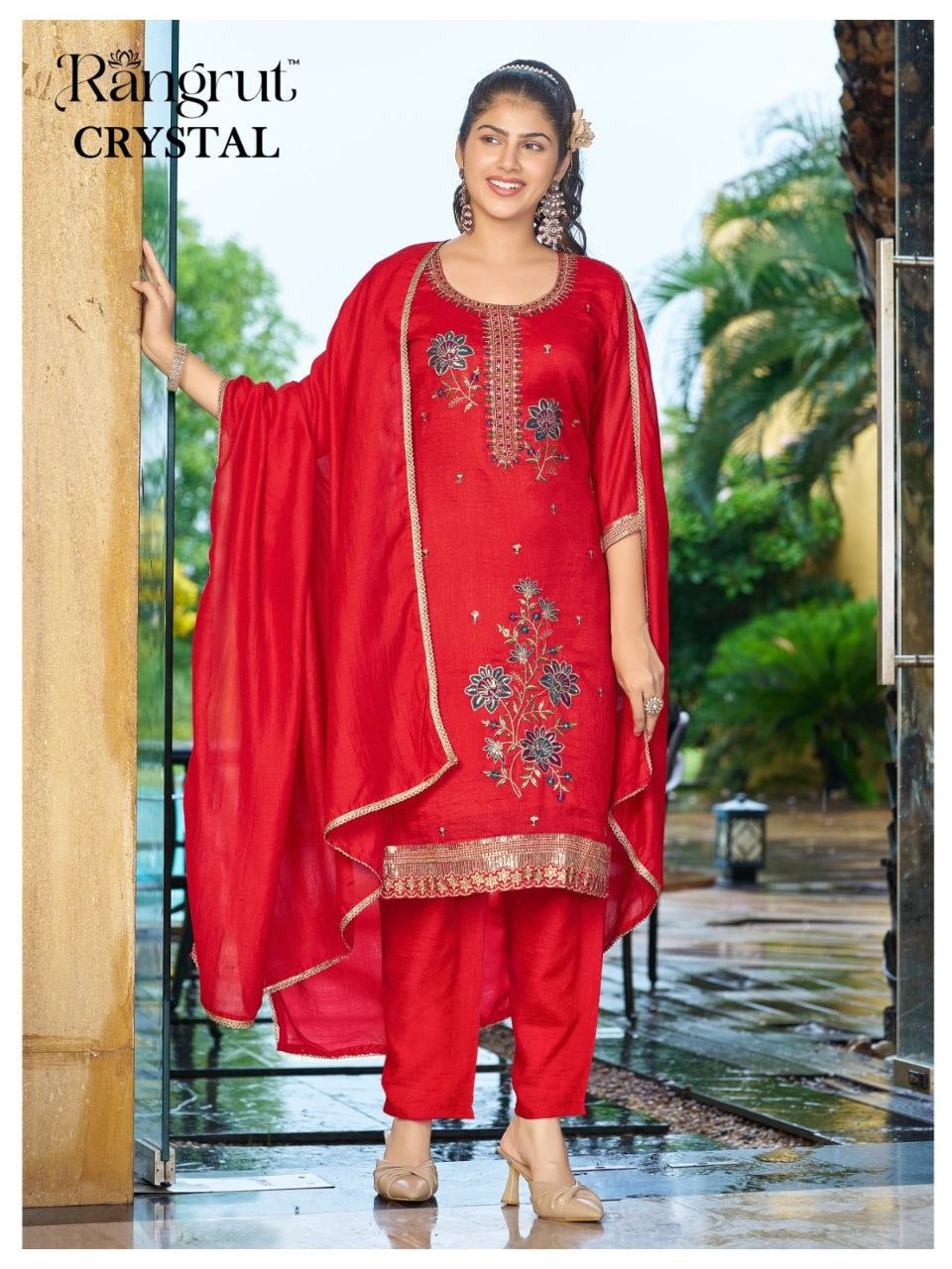 Punjabi "Laleeta" - Rouge