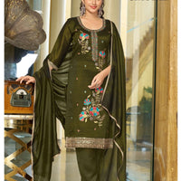 Punjabi "Laleeta" - Vert olive