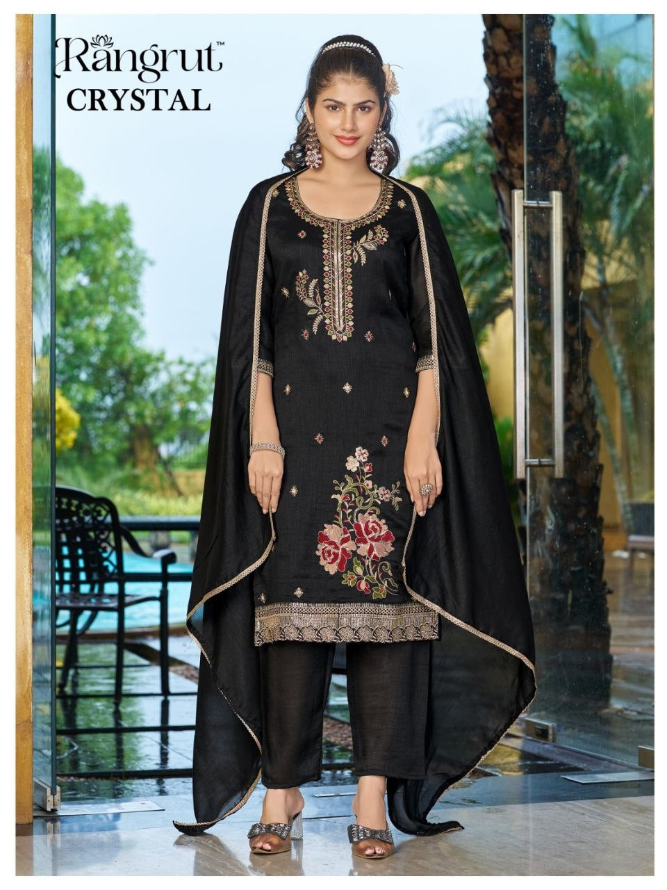 Punjabi "Laleeta" - Noir