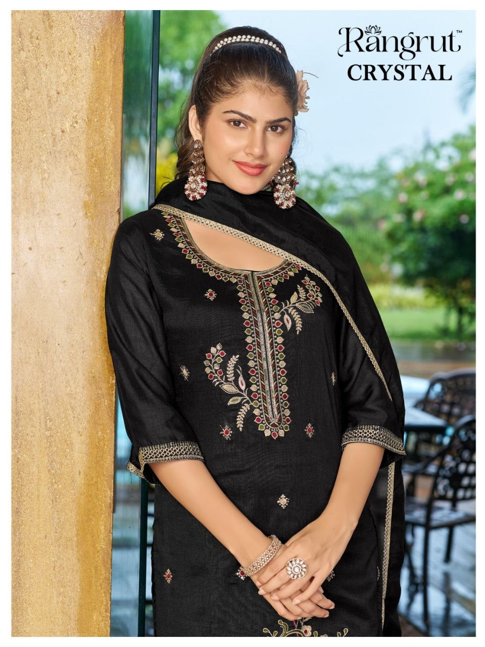 Punjabi "Laleeta" - Noir