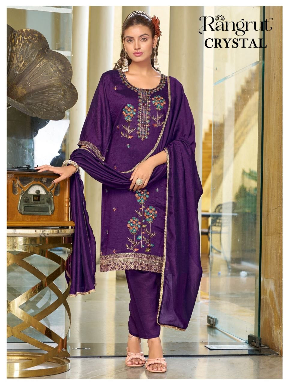 Punjabi "Laleeta" - Violet