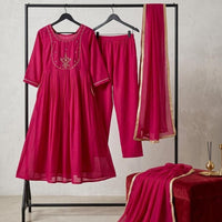 Anarkali  "Anjana" - Rose fuschia