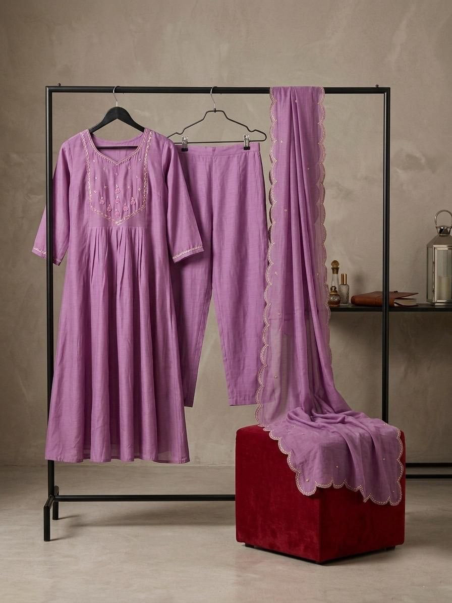 Anarkali  "Anjana" - Lavende