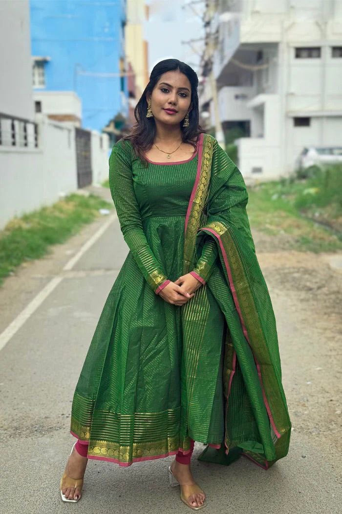 Anarkali Collection "Tressee" - Vert