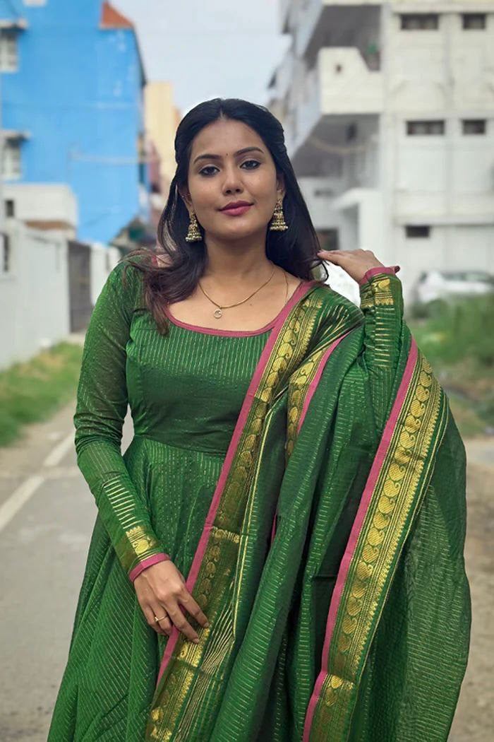 Anarkali Collection "Tressee" - Vert