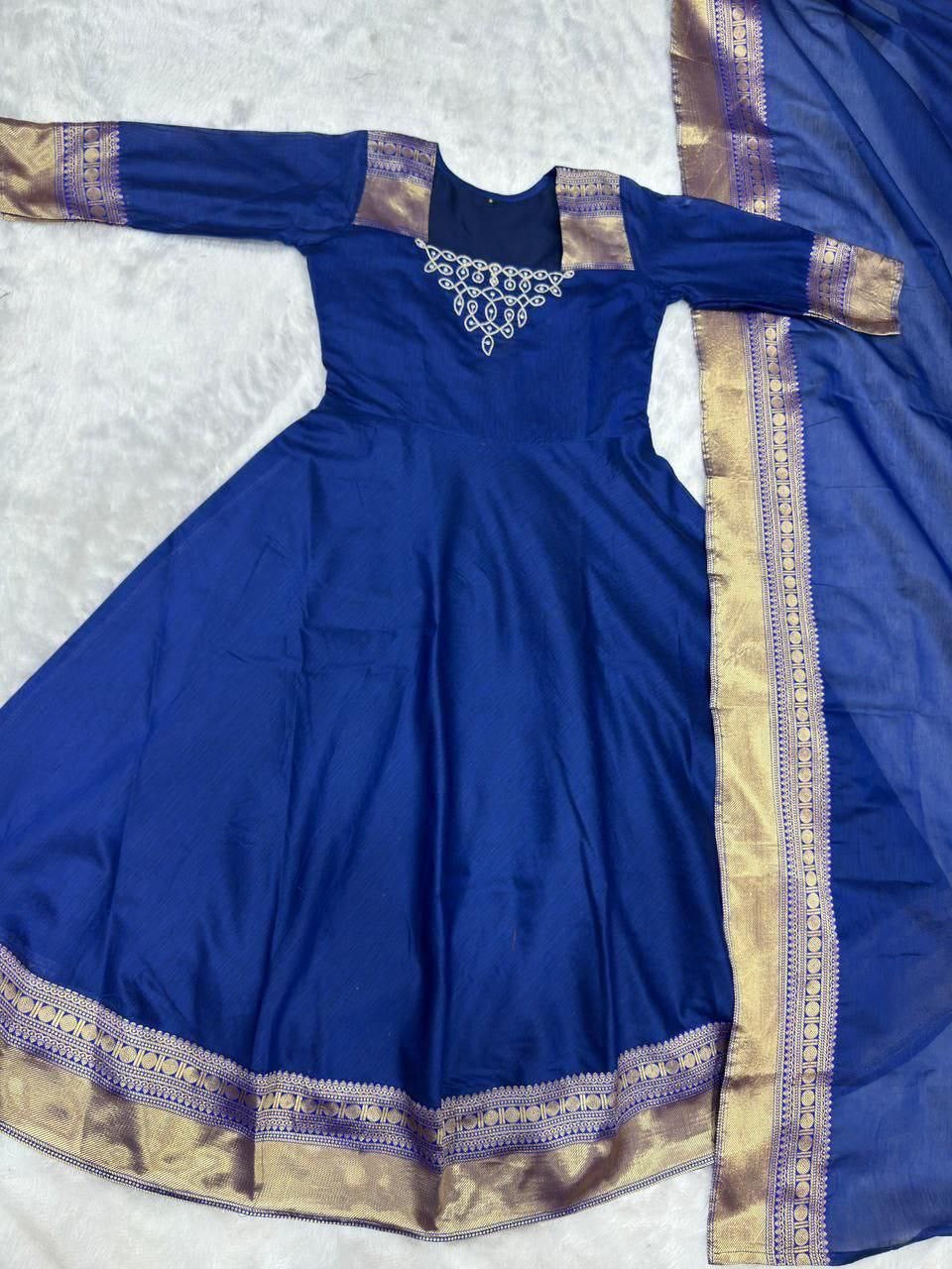 Anarkali Collection "Bala" - Bleu roi