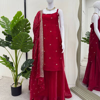 Punjabi "Ranee" - Rouge bordeaux