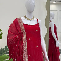 Punjabi "Ranee" - Rouge bordeaux