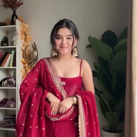 Punjabi "Ranee" - Rouge bordeaux