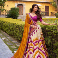 Lehenga collection "Anahitha" - Prune