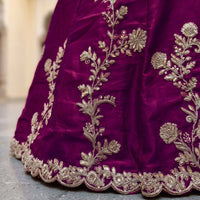 Lehenga collection "Dipriya" - Prune