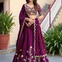 Lehenga collection "Dipriya" - Prune