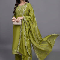 Punjabi "Vally" - Vert olive
