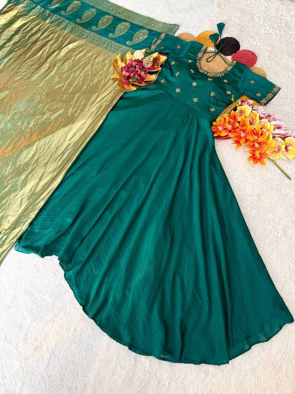 Anarkali Collection "Tanisha" - Bleu paon
