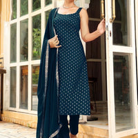Punjabi "Dana" - Bleu marine