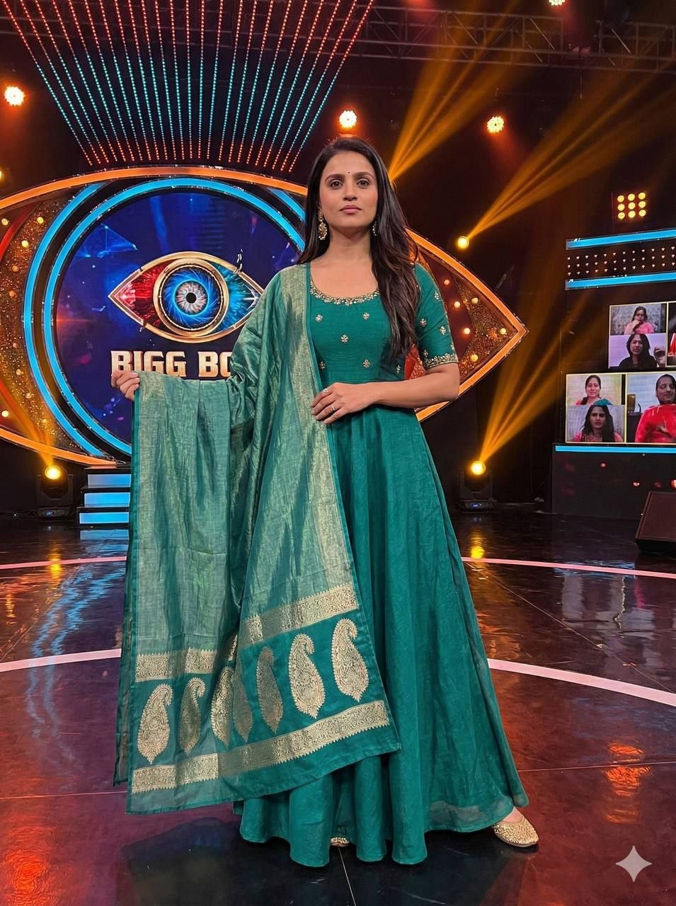 Anarkali Collection "Tanisha" - Bleu paon