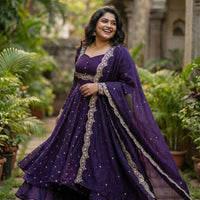 Anarkali Collection "Samaira" - Violet