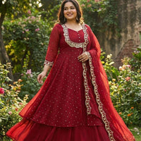 Anarkali Collection "Samaira" - Rouge