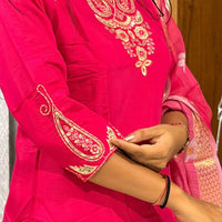 Punjabi "Lalitha" - Rose fuschia