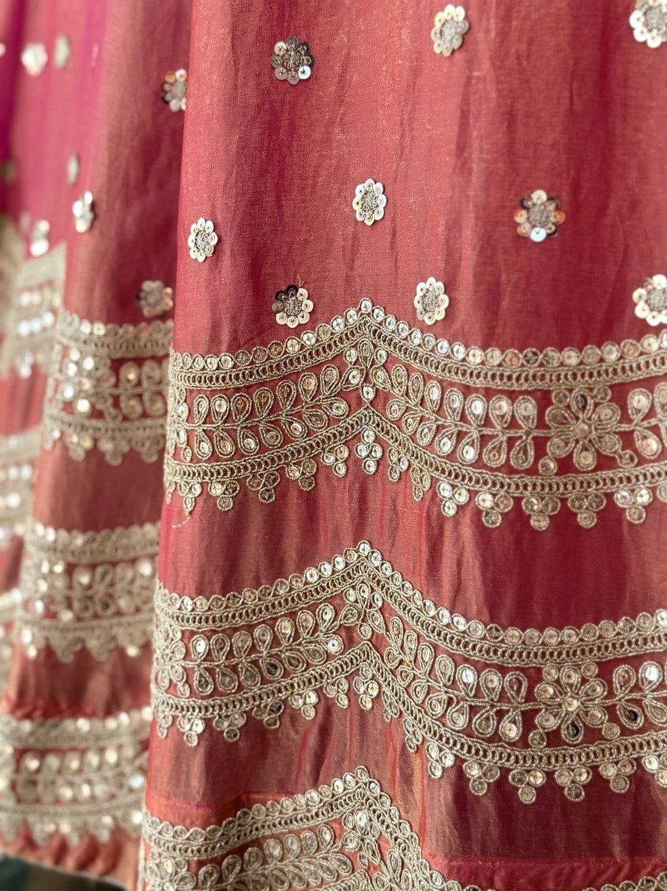 Lehenga collection "Riya" - Rose pêche