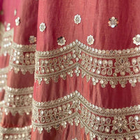 Lehenga collection "Riya" - Rose pêche