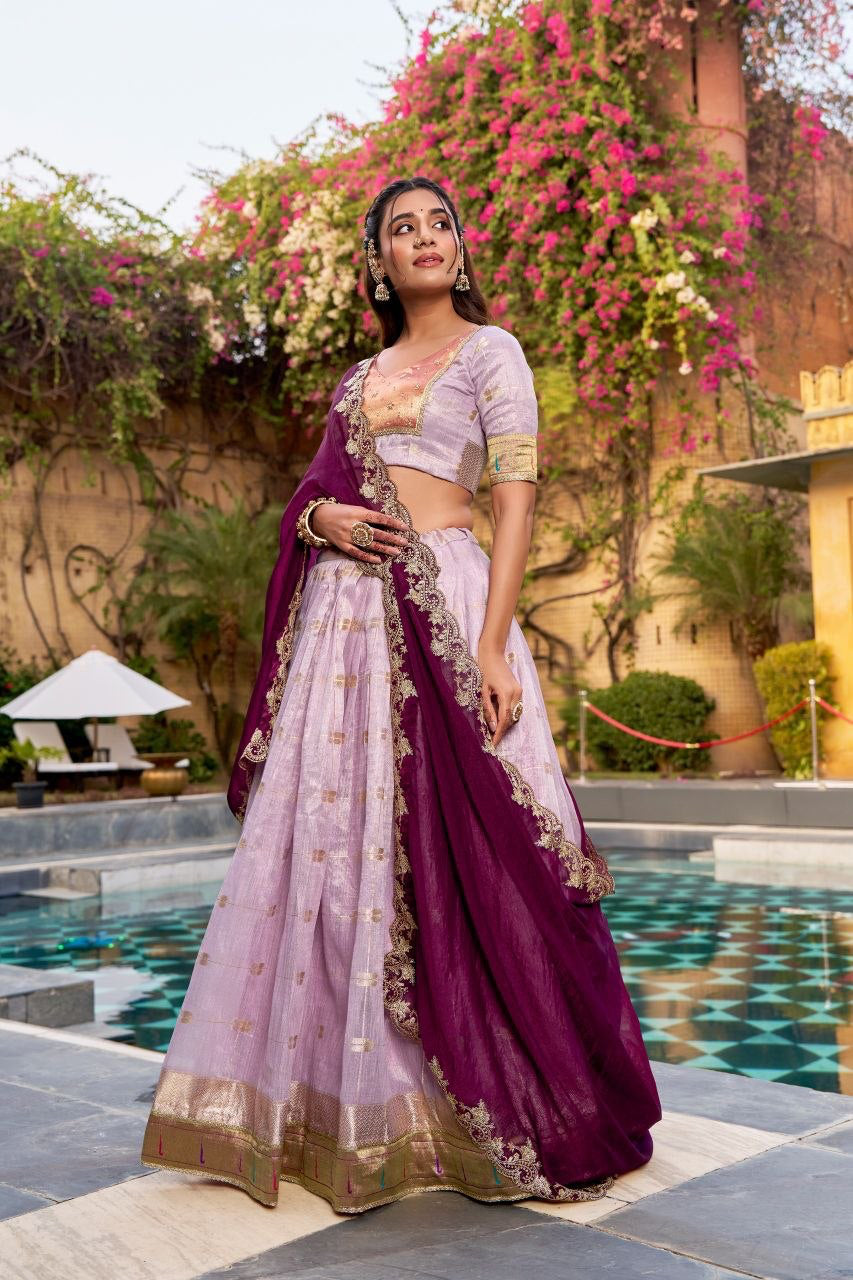 Lehenga collection "Vedaa" - Lavande