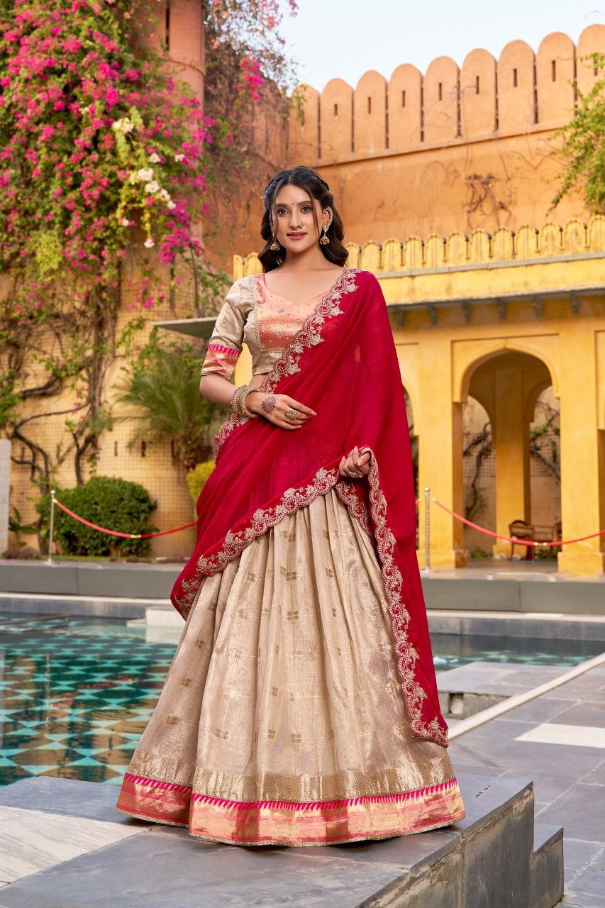 Lehenga collection "Vedaa" - Beige