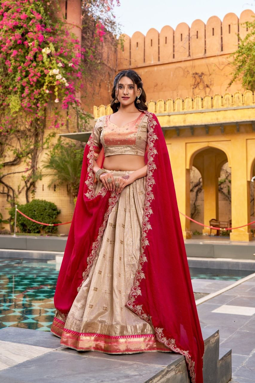 Lehenga collection "Vedaa" - Beige